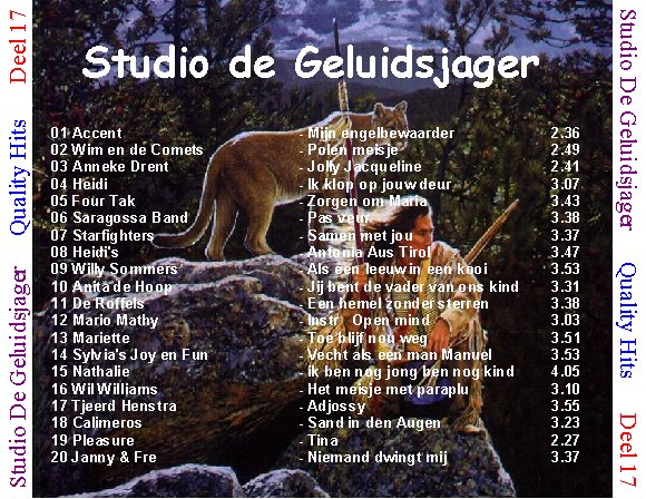 Quality Hits  Geluidsjager Deel 17 : Back